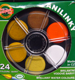 Anilin-Wasserfarben Set 24 Farben